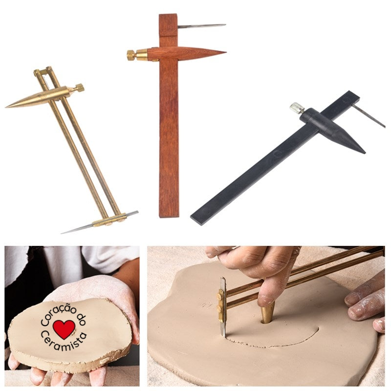 Compasso de arte cerâmica