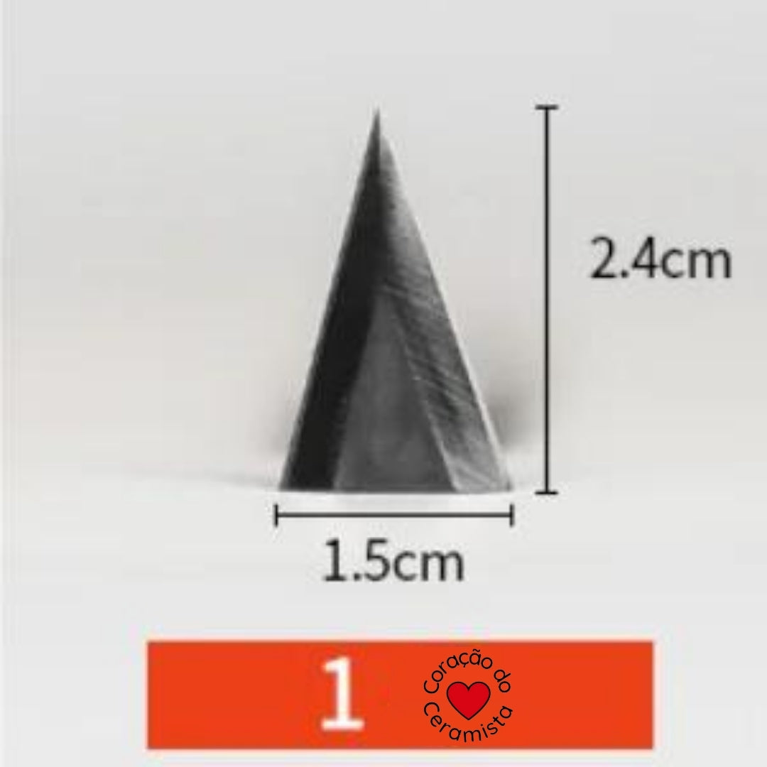 Esteca de Aço de Tungstênio para Cerâmica — 16 Modelos para Aparar e Acabar