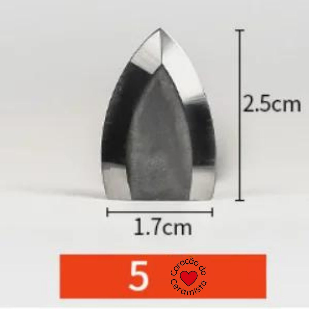 Esteca de Aço de Tungstênio para Cerâmica — 16 Modelos para Aparar e Acabar