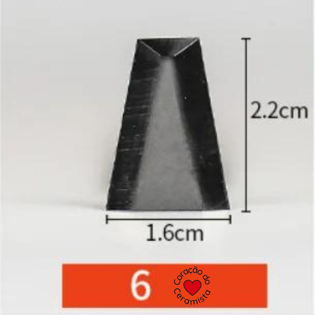 Esteca de Aço de Tungstênio para Cerâmica — 16 Modelos para Aparar e Acabar