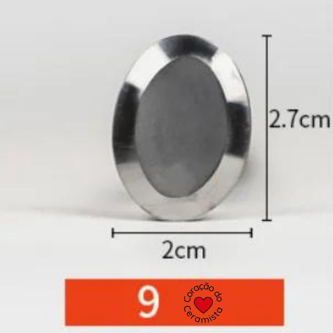 Esteca de Aço de Tungstênio para Cerâmica — 16 Modelos para Aparar e Acabar