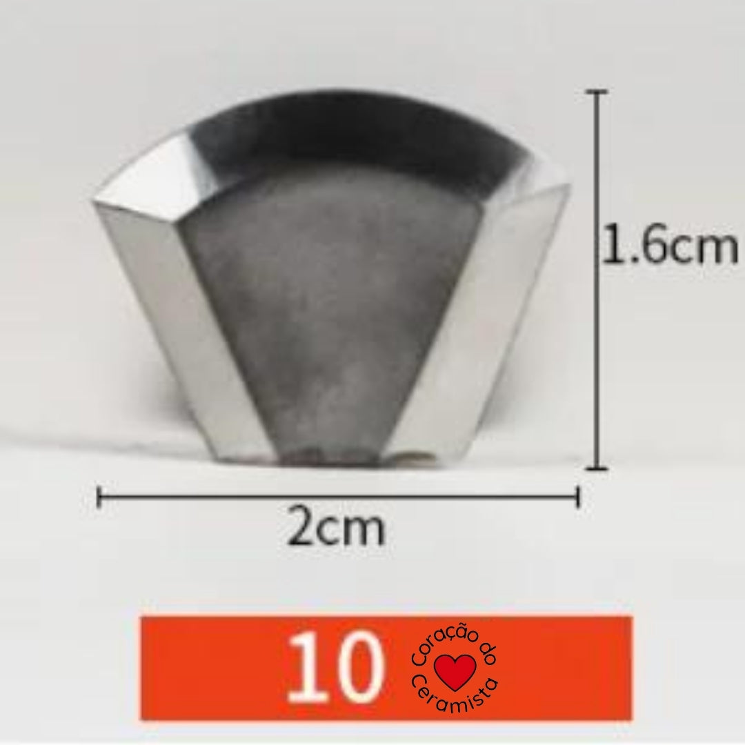 Esteca de Aço de Tungstênio para Cerâmica — 16 Modelos para Aparar e Acabar