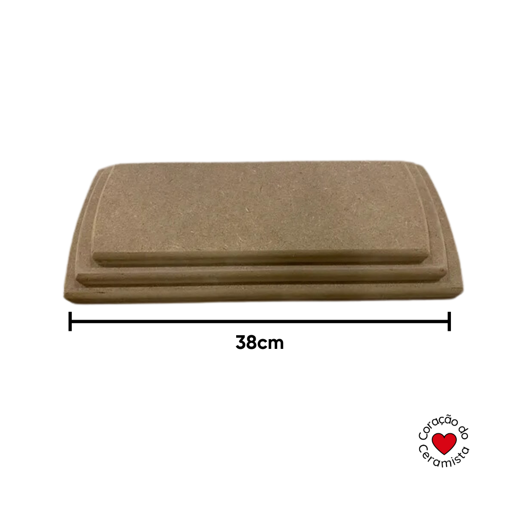 Moldes para placa de argila feitos em MDF 25mm diversos formatos diferentes