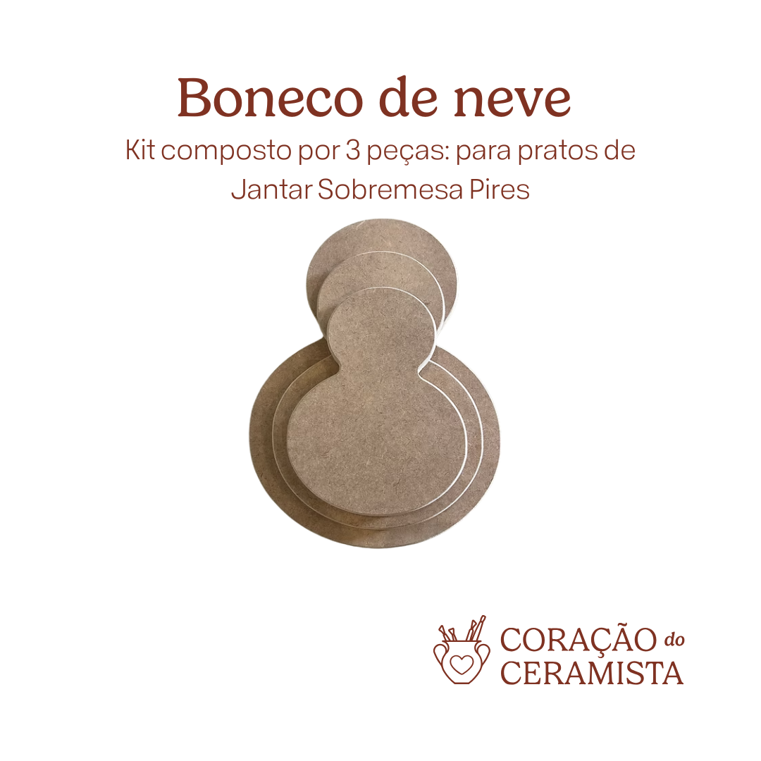 Moldes em MDF para placas de argila