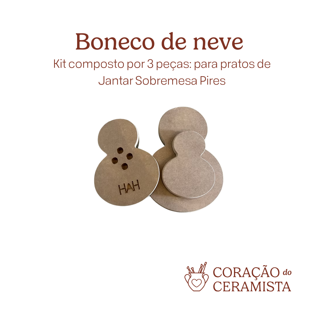 Moldes em MDF para placas de argila