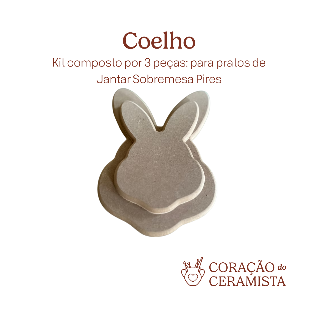 Moldes em MDF para placas de argila