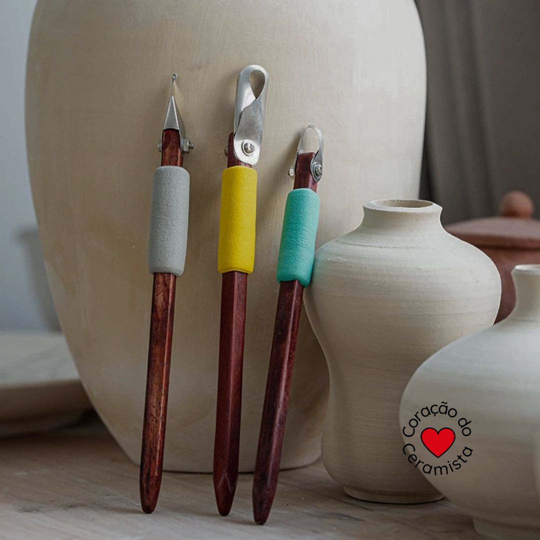 Ferramentas de Carving para Argila — Escolha A, B, C ou Conjunto ABC