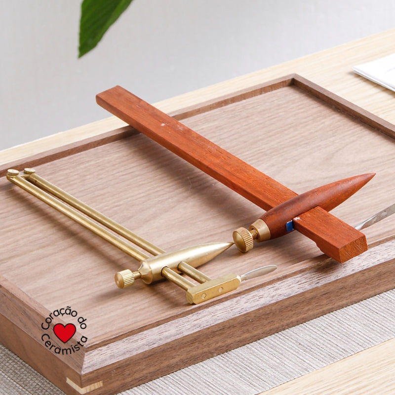 Compasso de arte cerâmica