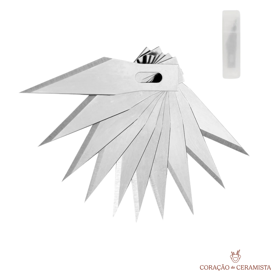 Bisturi com 10 lâminas extras