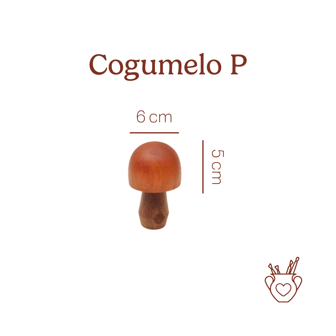 Molde Cogumelo de Madeira para Bowls — P, M, G ou GG