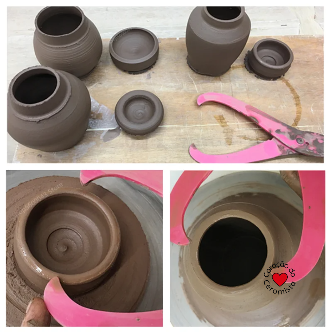 Paquímetro de Medição Interna e Externa de 30cm para ceramistas