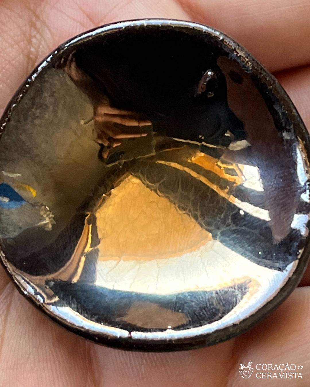 Metálico e Preto - Esmaltes ceramicos alta temperatura cone 6 e 7