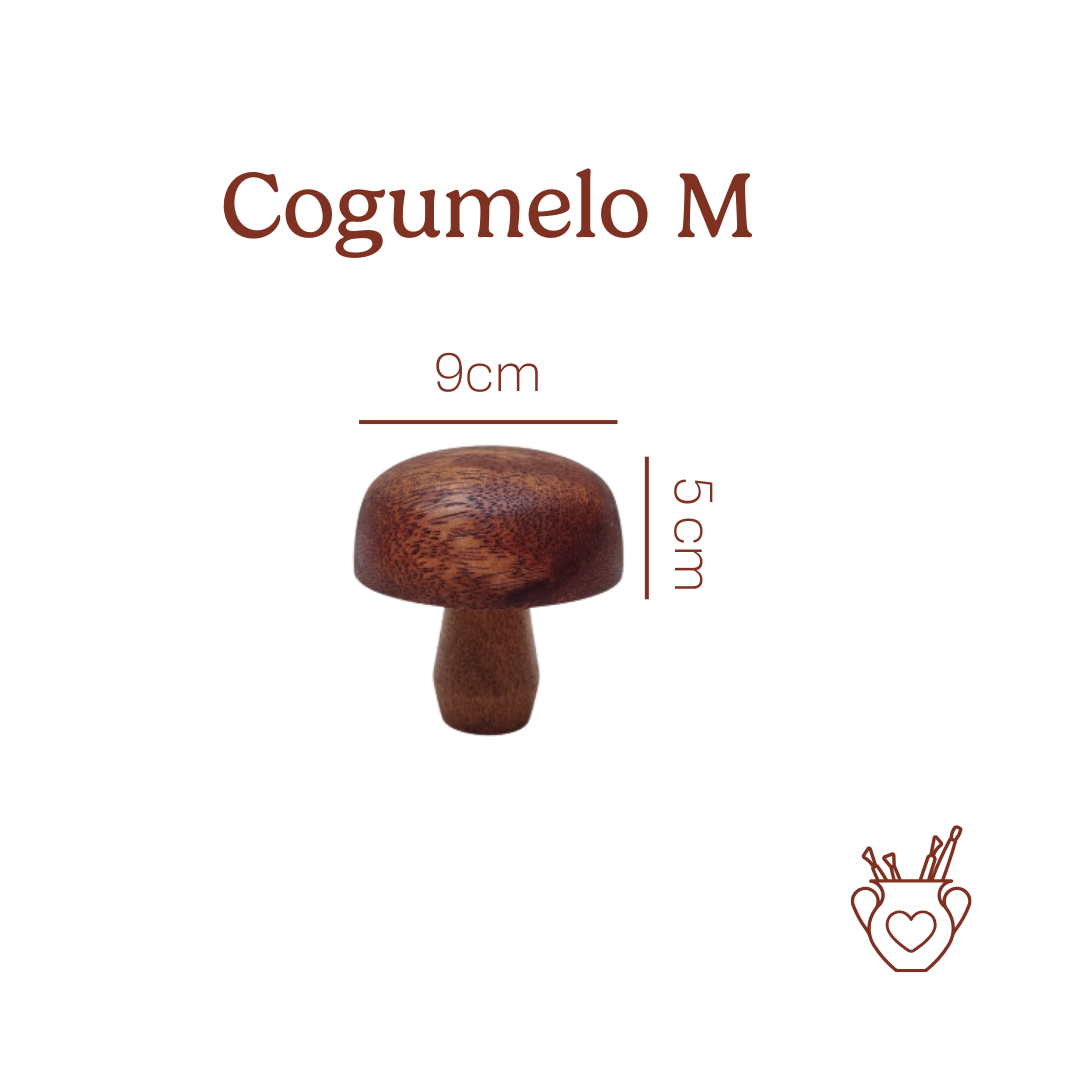 Molde Cogumelo de Madeira para Bowls — P, M, G ou GG