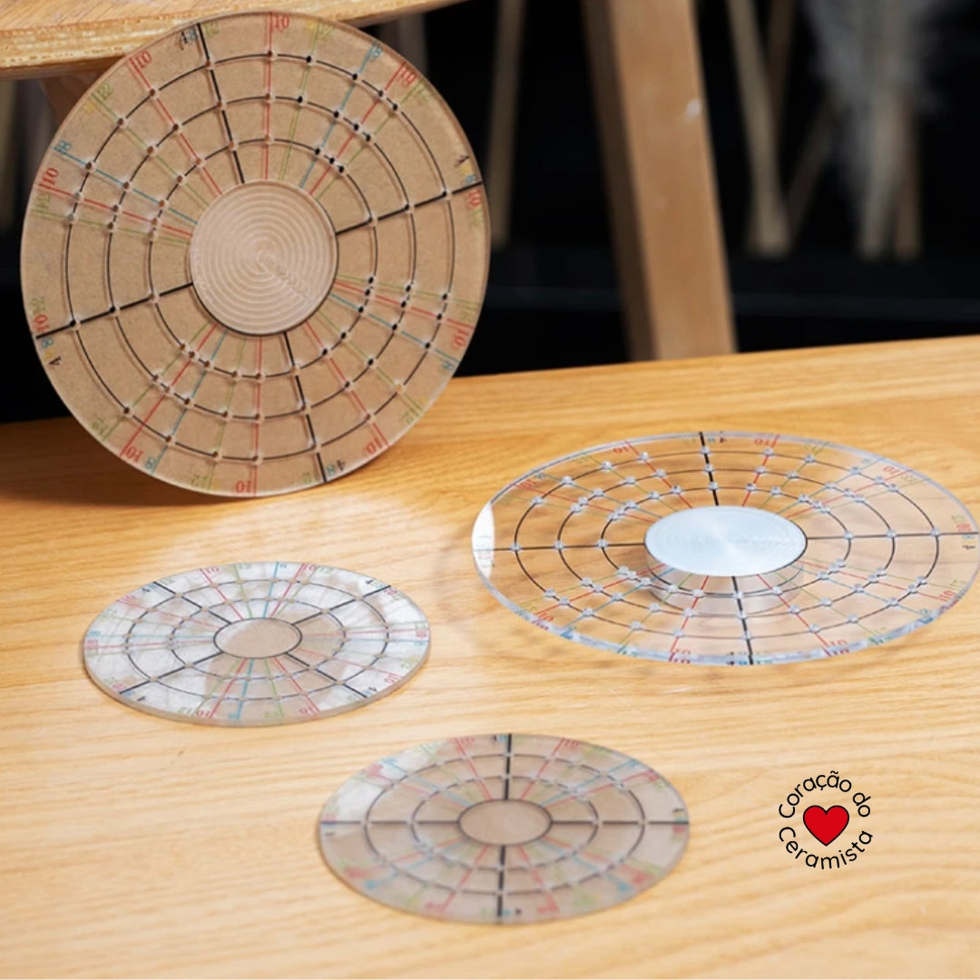 Gabarito Régua Circular