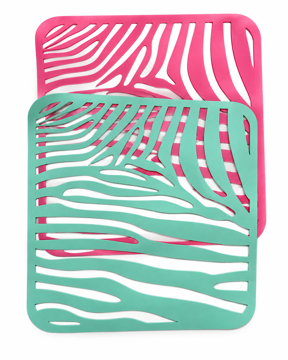 Gabarito Textura Zebra 30x30cm Emborrachado para Cerâmica