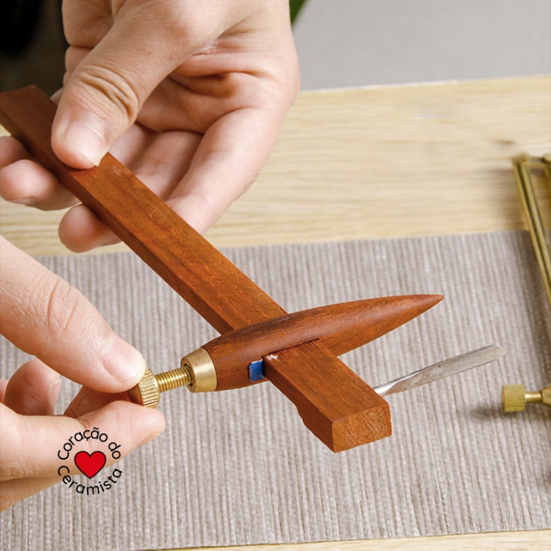 Compasso de arte cerâmica