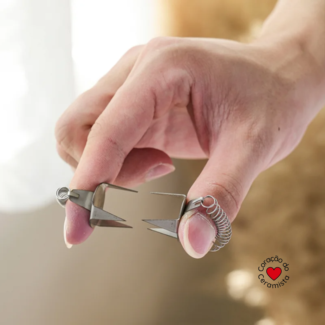 Pinça de Mergulho para esmaltação de cerâmica