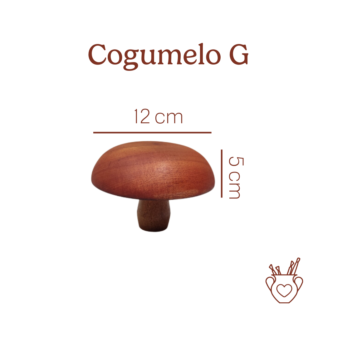 Molde Cogumelo de Madeira para Bowls — P, M, G ou GG