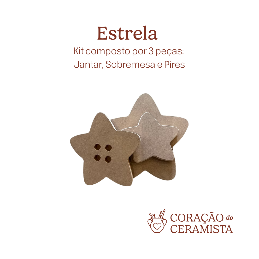 Moldes em MDF para placas de argila