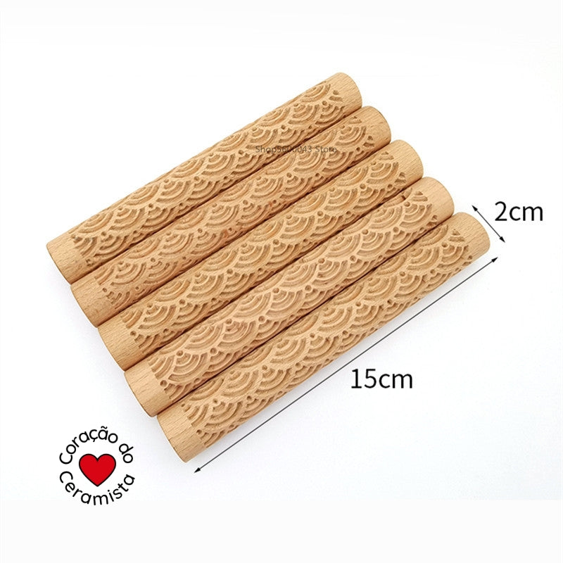 Rolo de Textura para argila