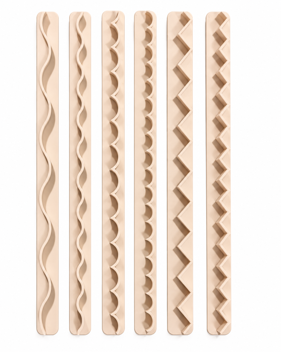 Kit de Cortadores de Borda 25cm para Cerâmica