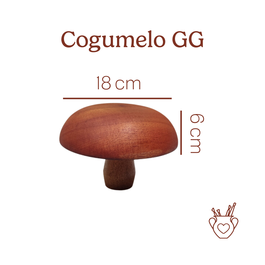 Molde Cogumelo de Madeira para Bowls — P, M, G ou GG