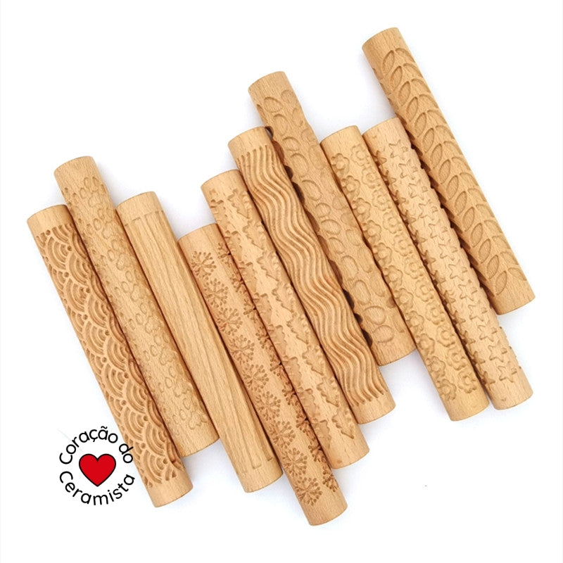 Rolo de Textura para argila