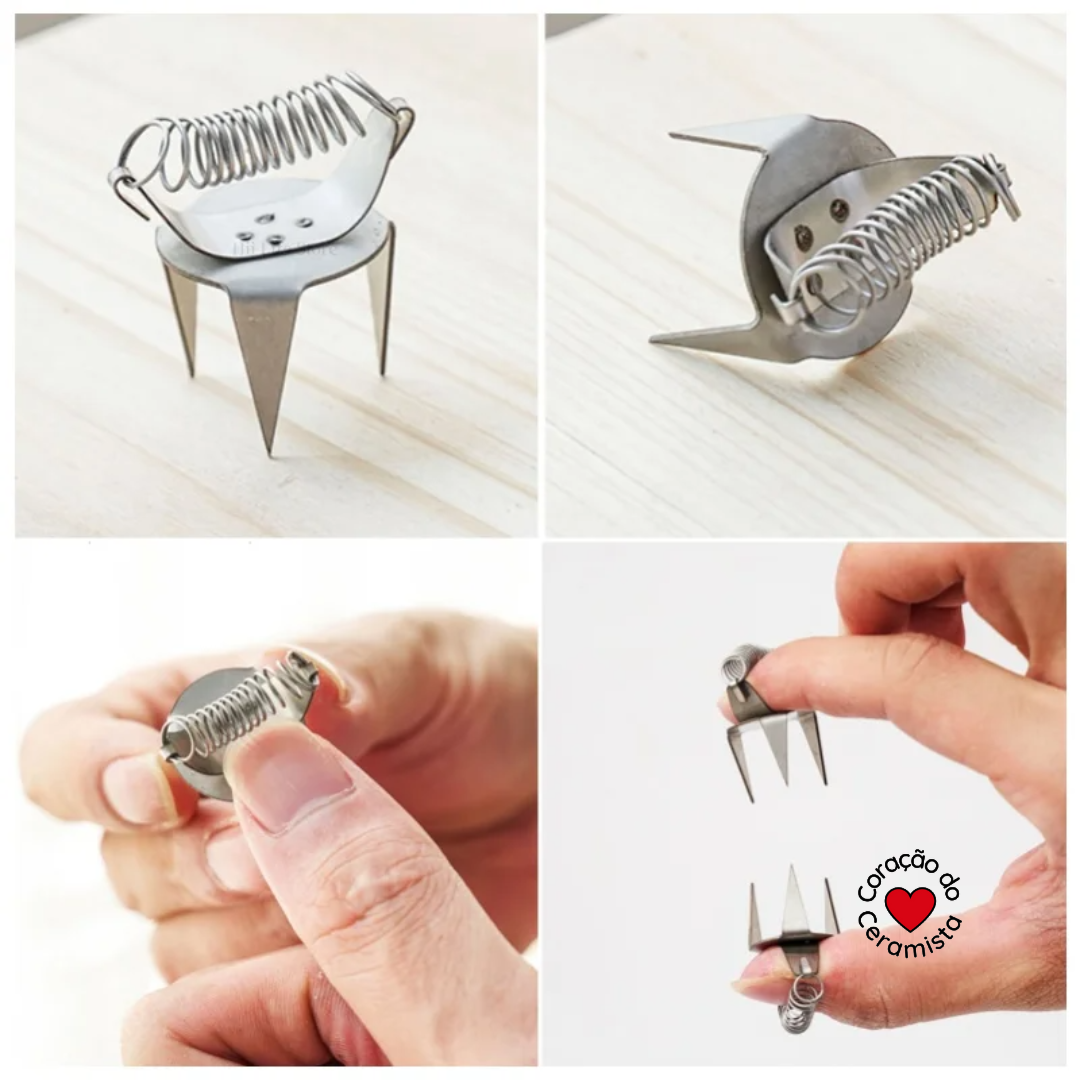 Pinça de Mergulho para esmaltação de cerâmica