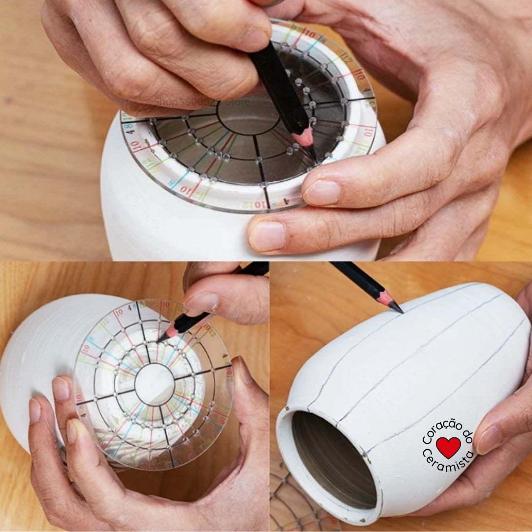 Gabarito Régua Circular