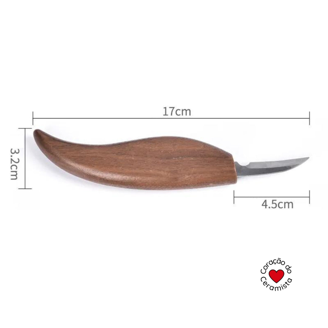 Faca para Acabamento e Escultura em Cerâmica