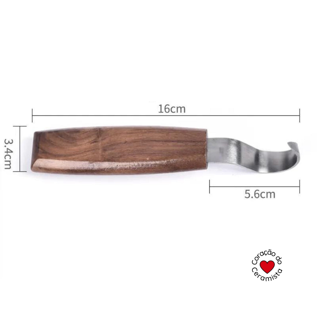 Faca para Acabamento e Escultura em Cerâmica