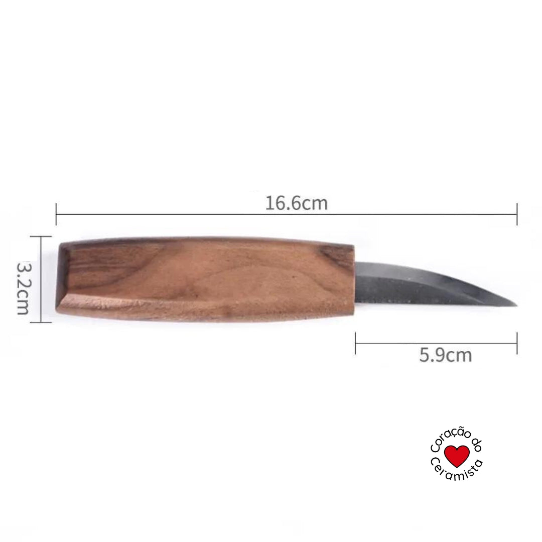 Faca para Acabamento e Escultura em Cerâmica