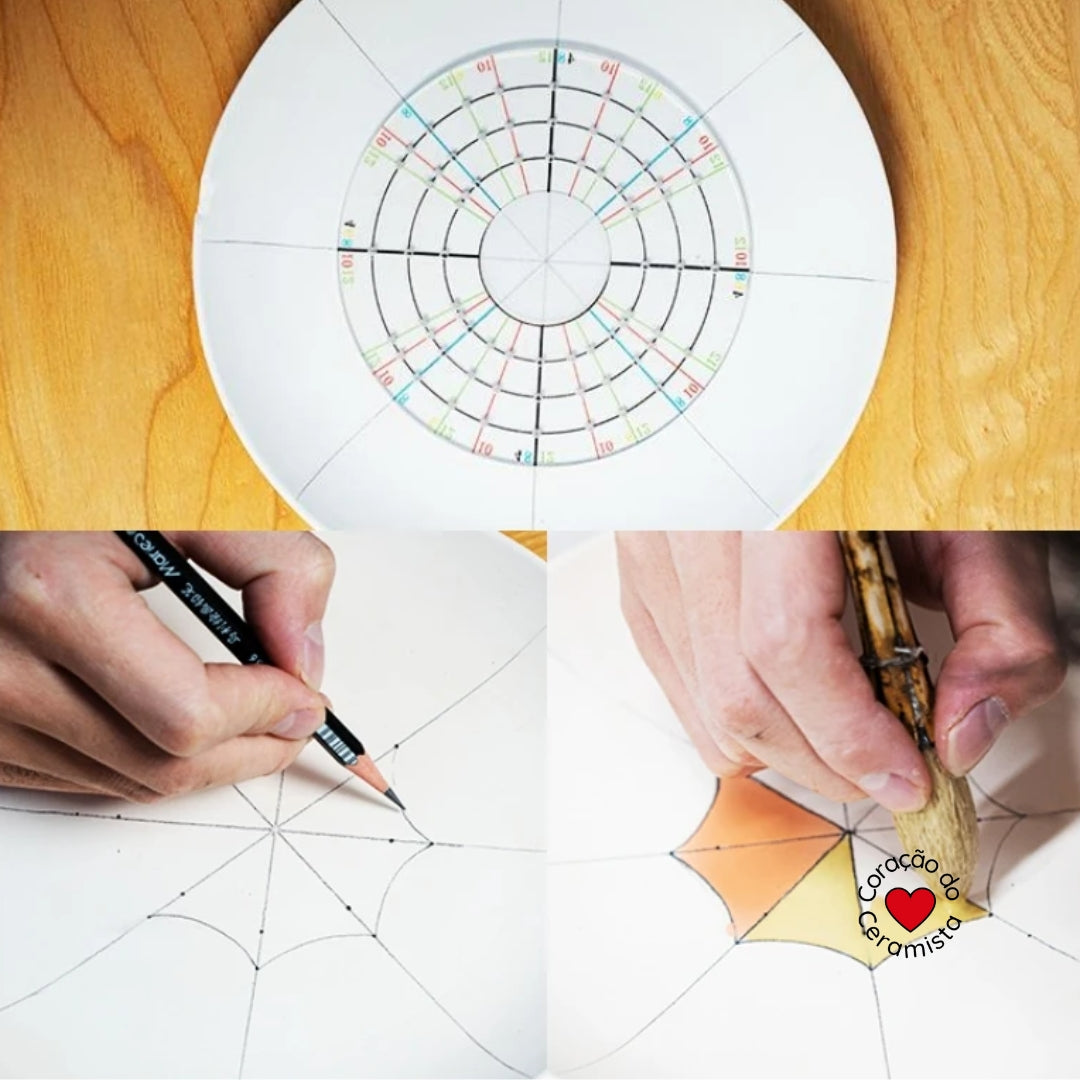 Gabarito Régua Circular