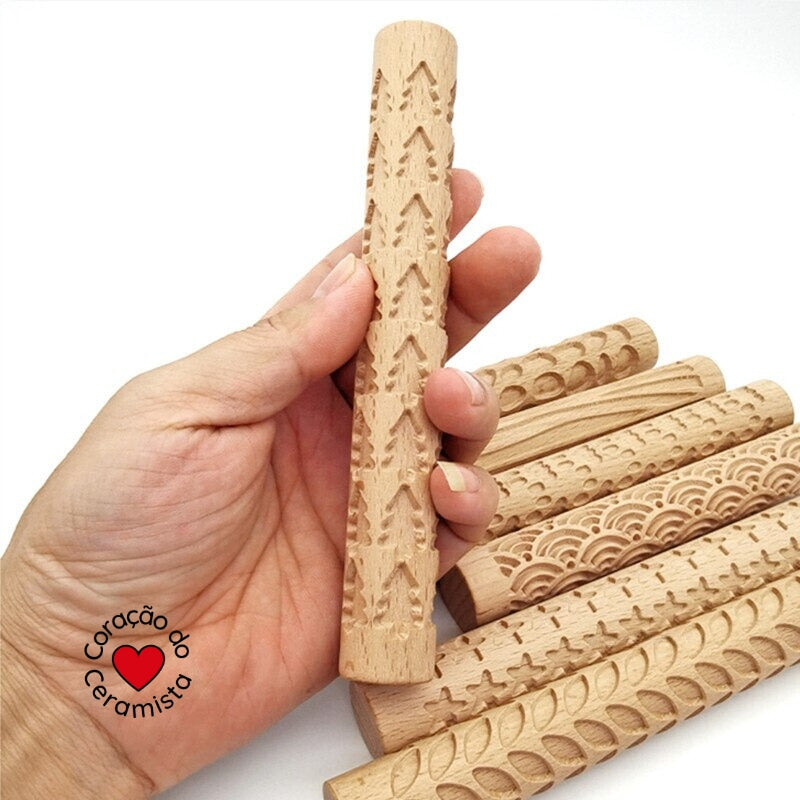 Rolo de Textura para argila