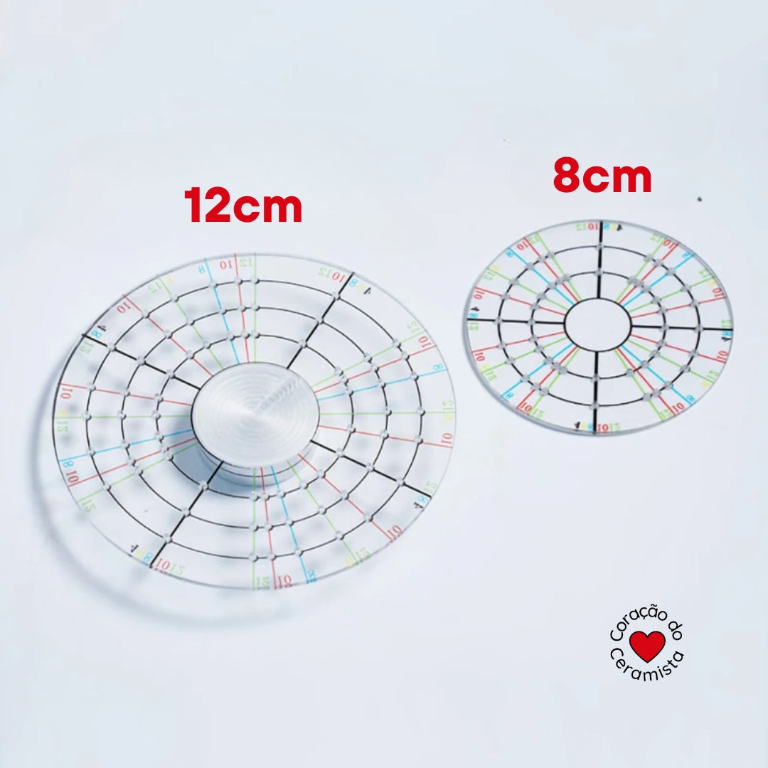 Gabarito Régua Circular