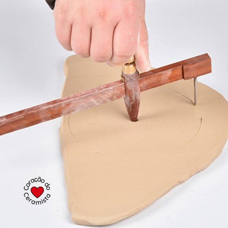 Compasso de arte cerâmica