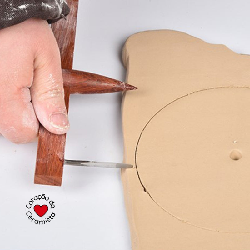 Compasso de arte cerâmica