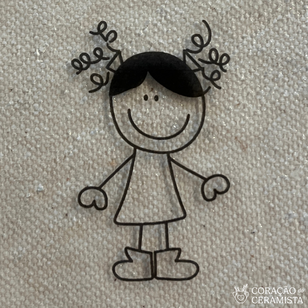 Decalques artesanais para cerâmica ou vidro - Baixa