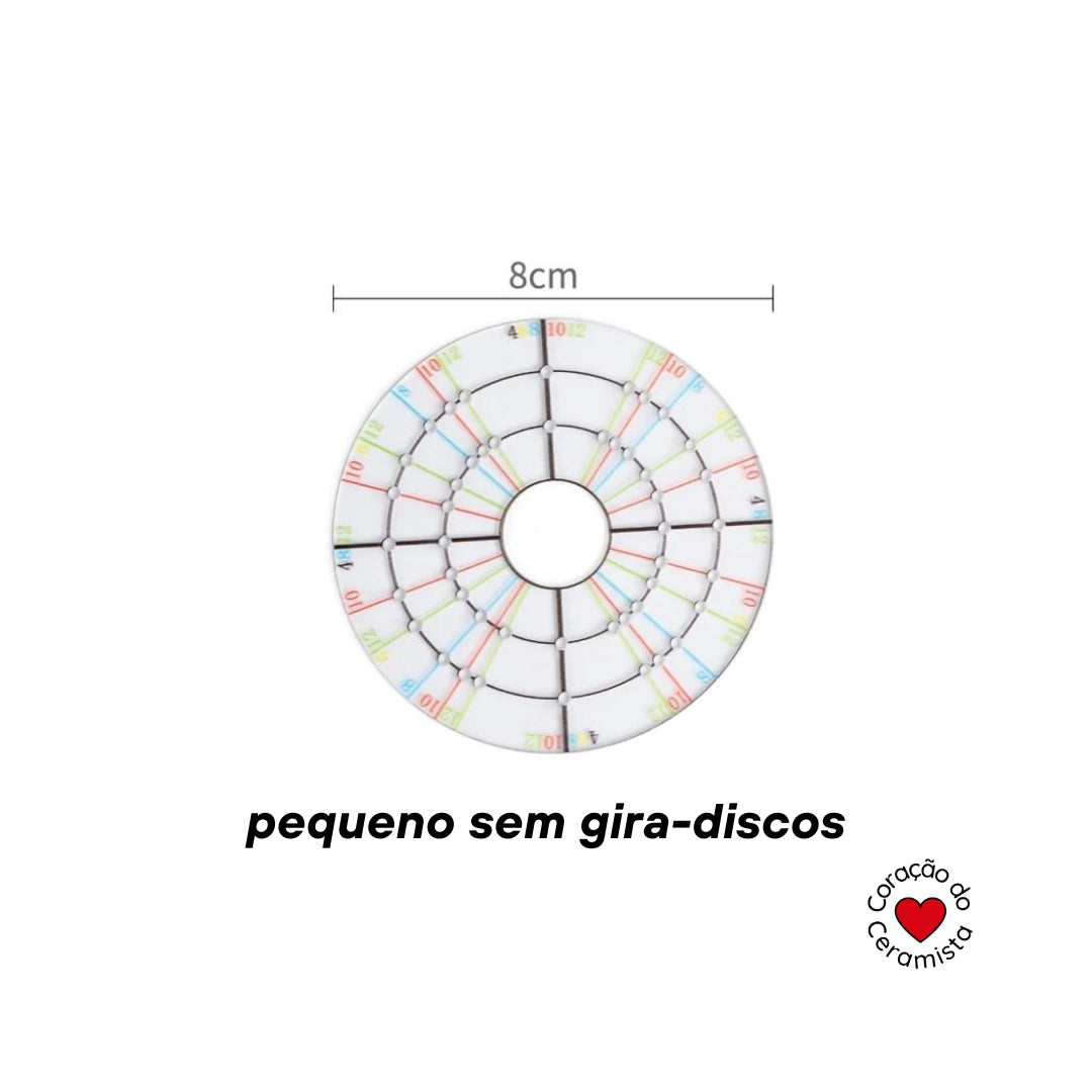 Gabarito Régua Circular