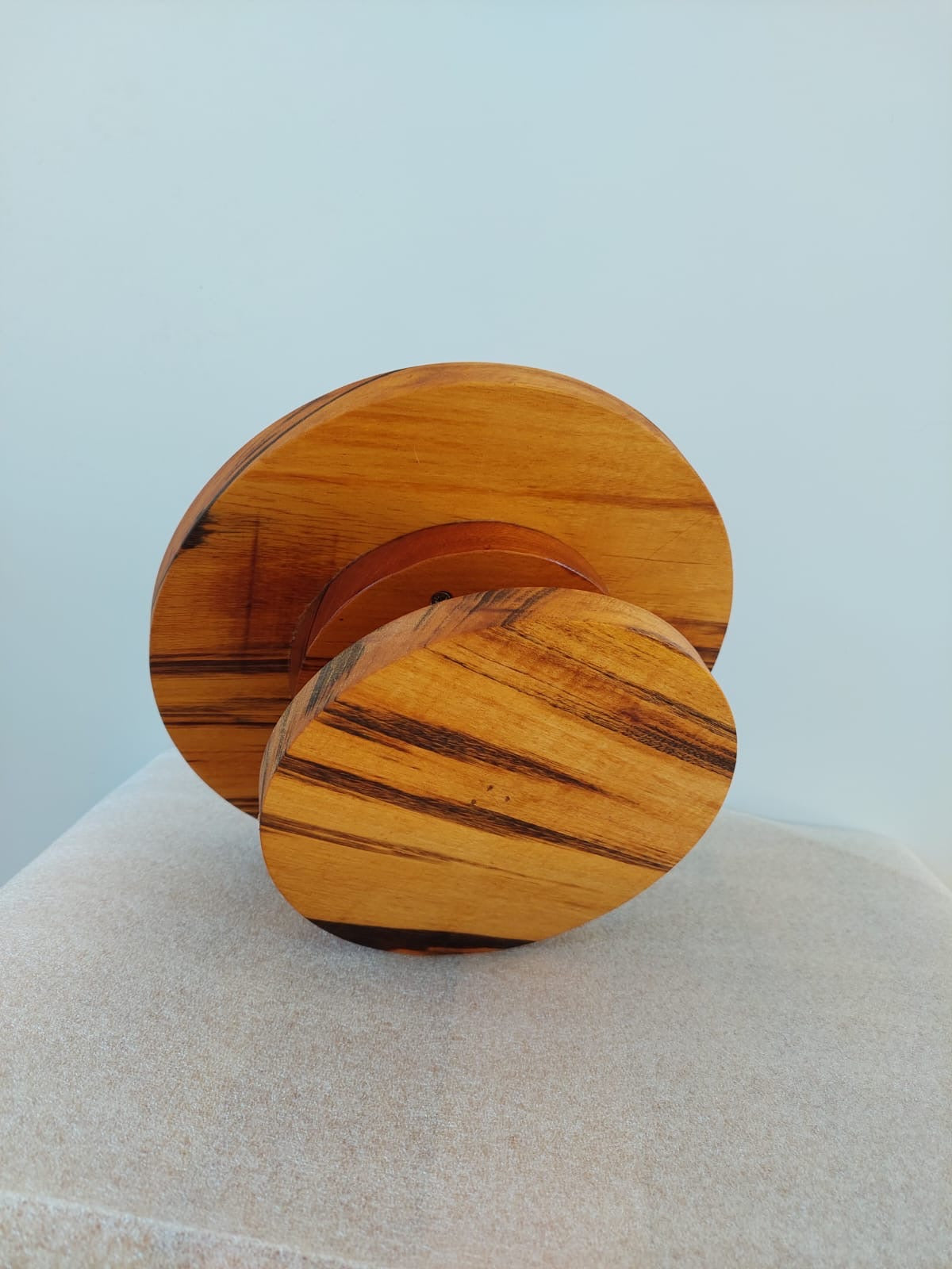 Torno manual de madeira