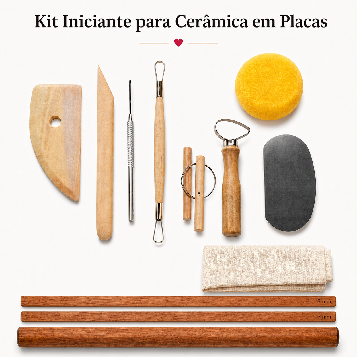 Kit Iniciante para Cerâmica em Placas