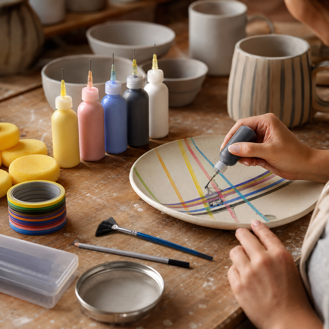 Kit para Esmaltação Cerâmica