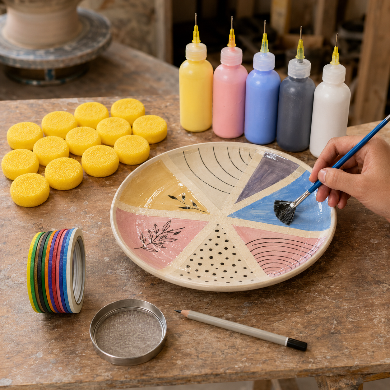 Kit para Esmaltação Cerâmica