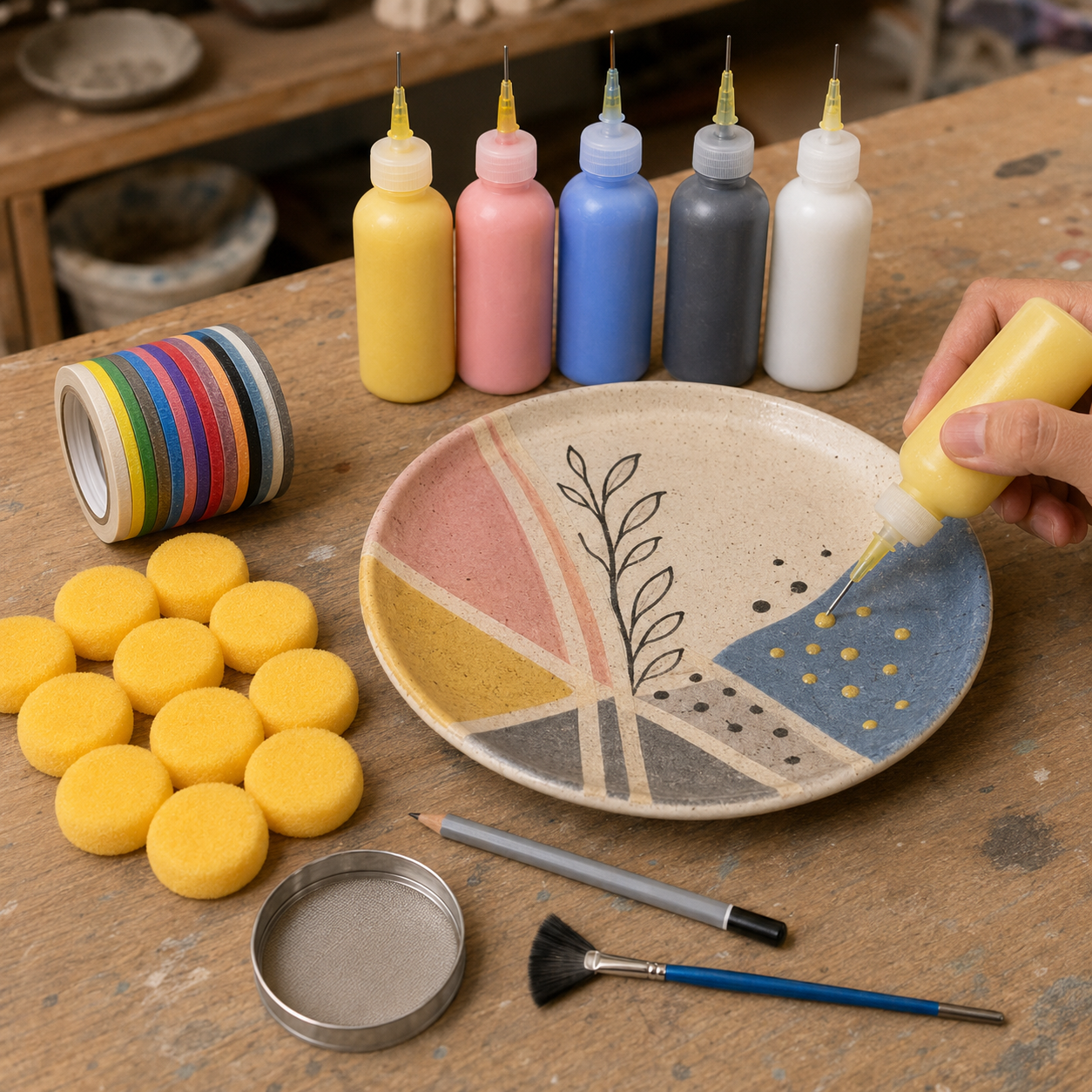 Kit para Esmaltação Cerâmica