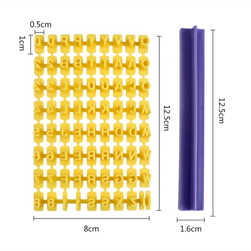 Letras para Carimbar Argila