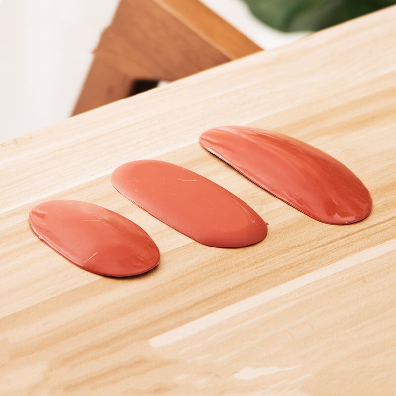 Espátulas de silicone para acabamento de peças de argila em ponto de couro