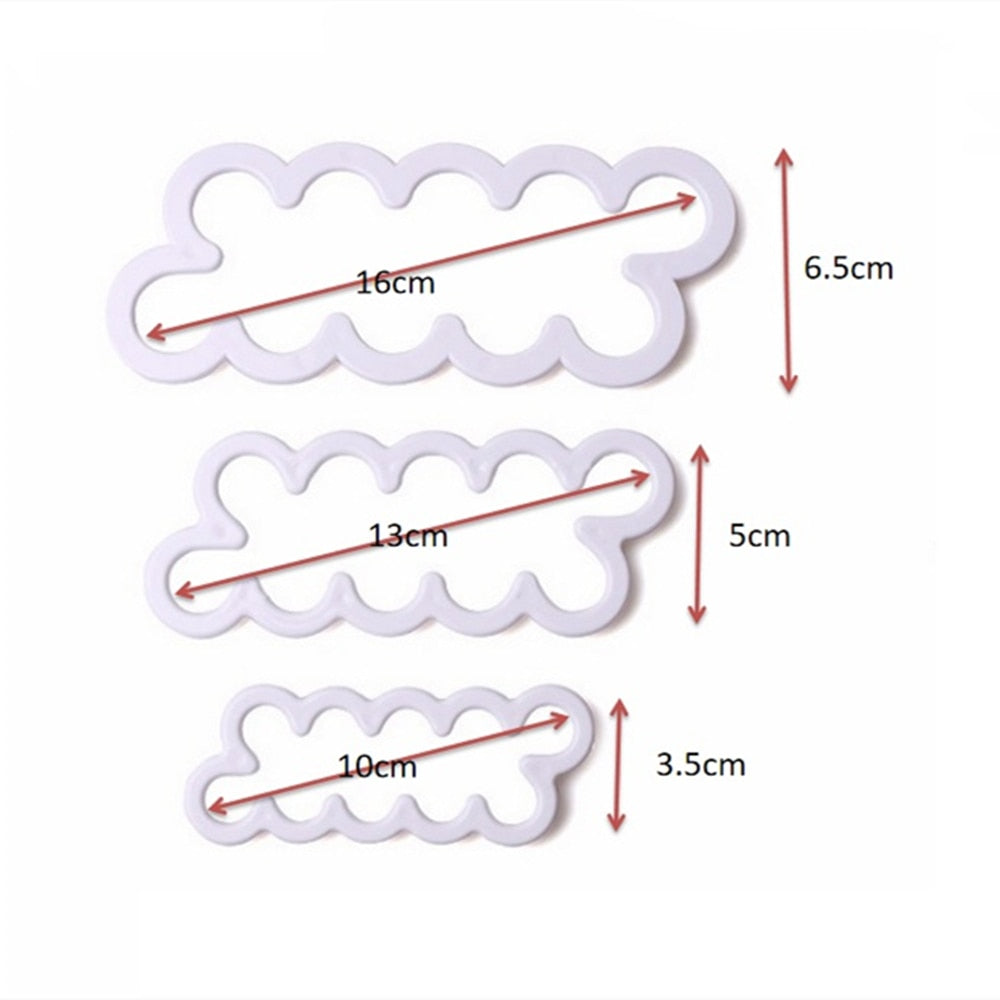 Molde Cortador para Rosas de Argila — Kit com 3 Tamanhos