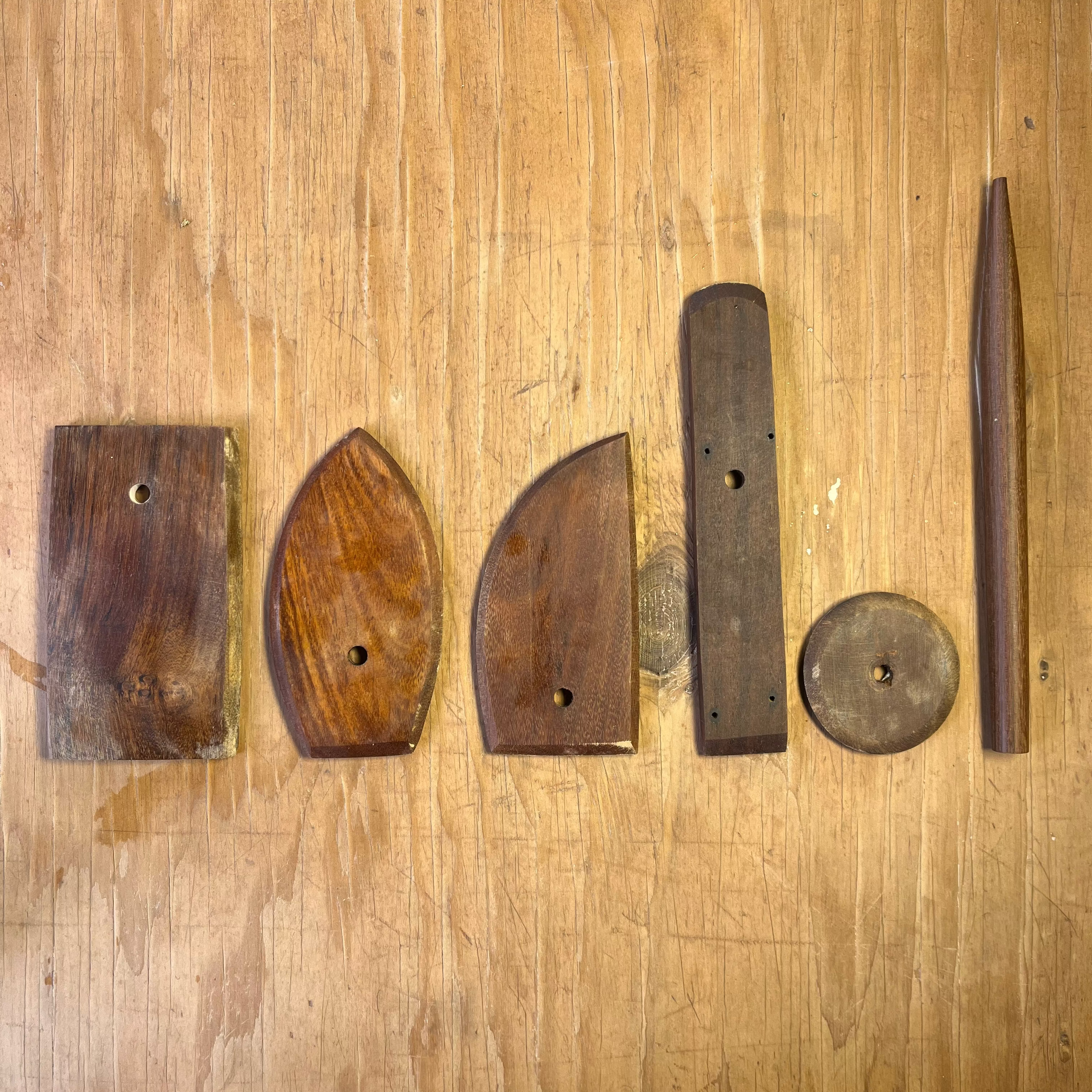 Ferramentas de Madeira para Torno – Kit com 6 Peças