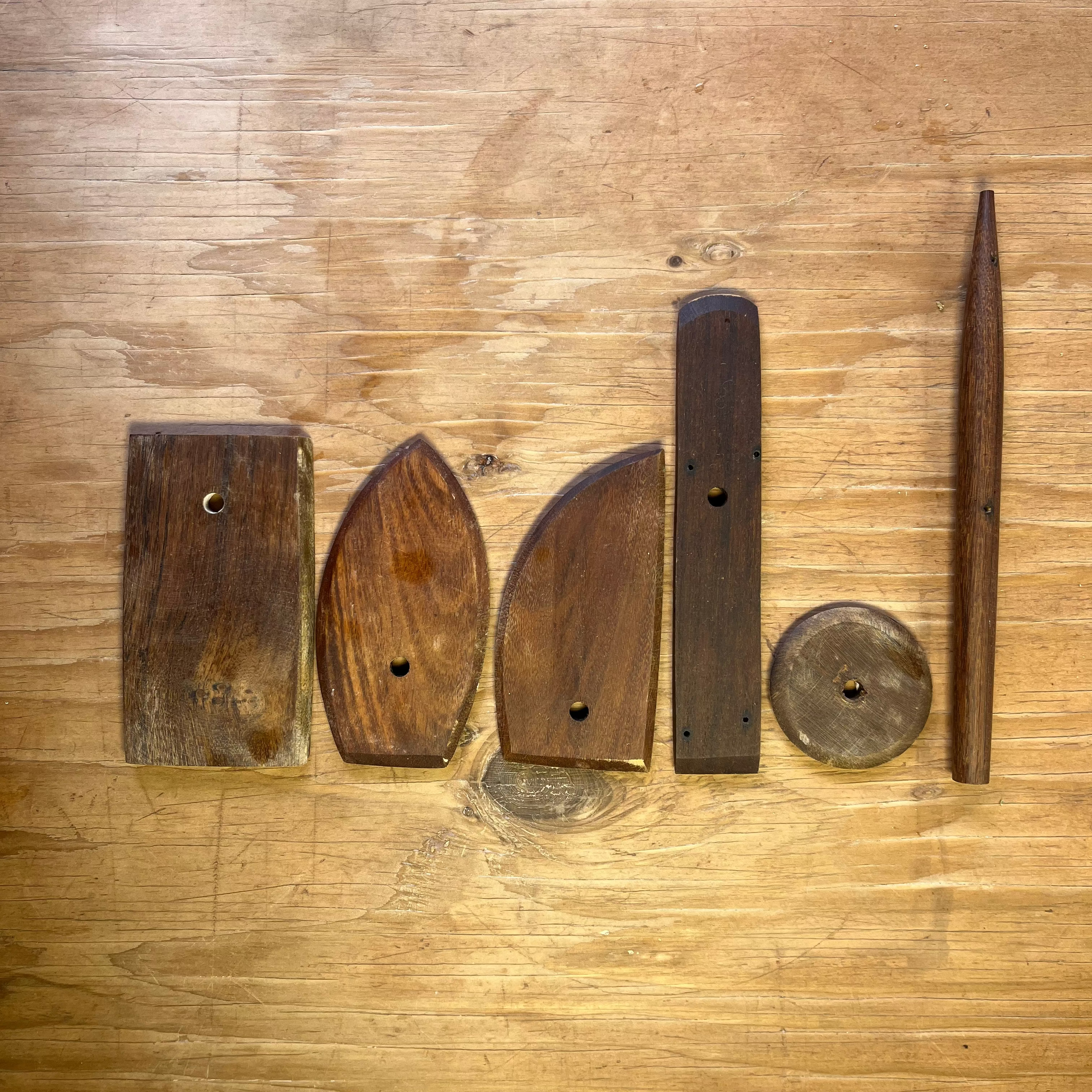 Ferramentas de Madeira para Torno – Kit com 6 Peças