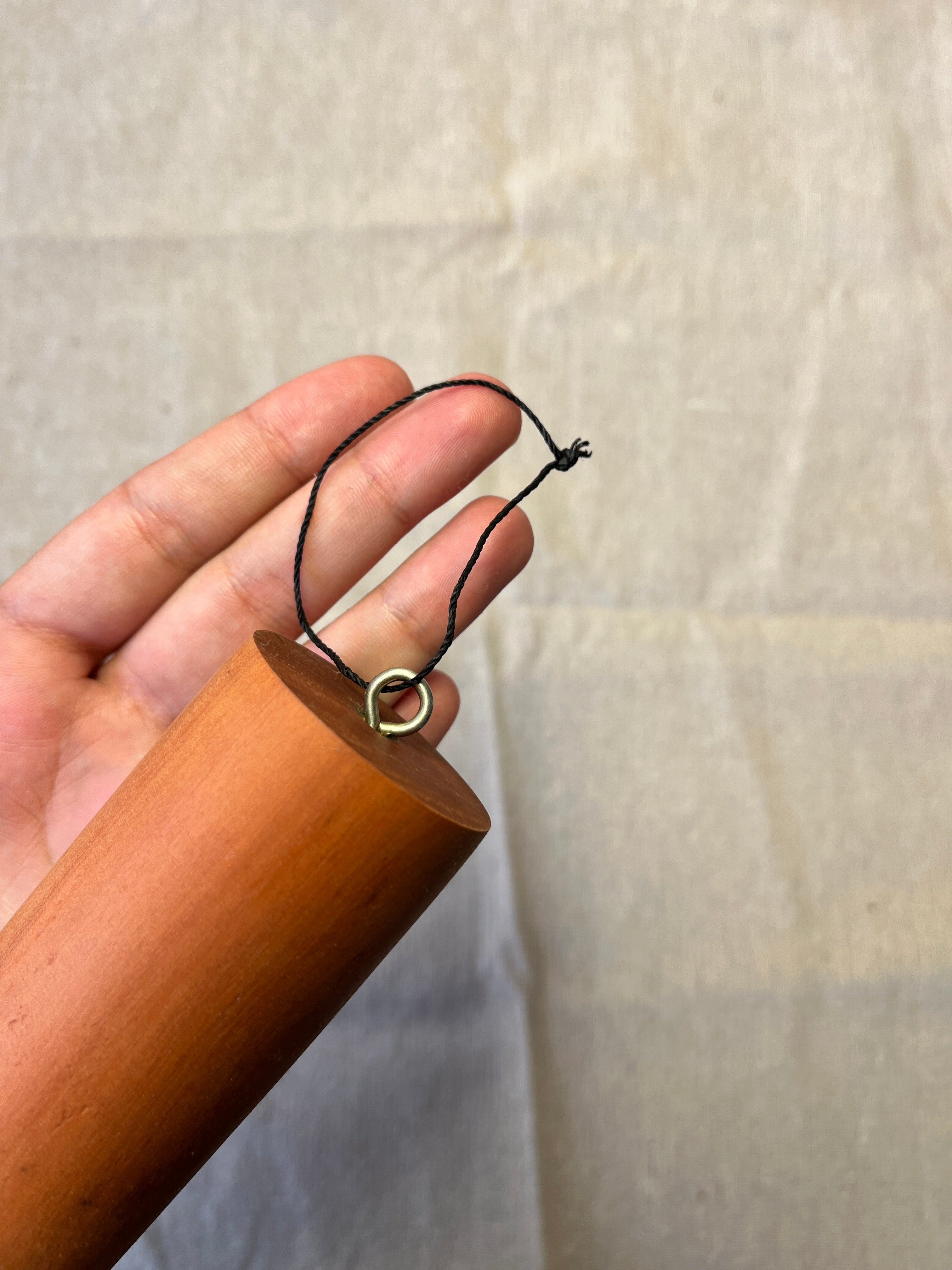Rolo de Madeira Nobre para Abrir Placas de Argila — 40 cm